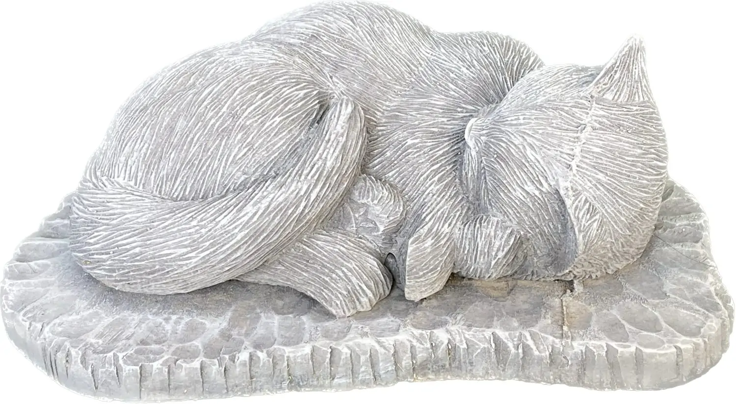 Artikelbild 10 des Artikels “Lilith - Liegende Katze auf Sockel, 33 cm  | Steinguss “